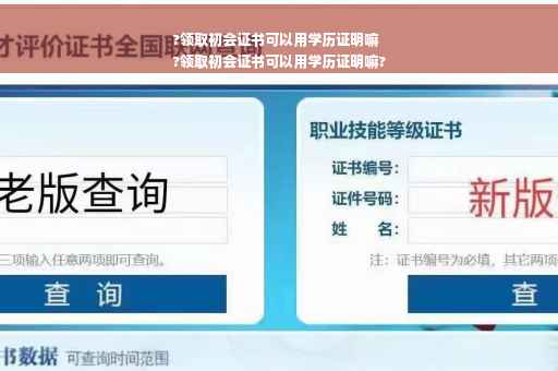 ?领取初会证书可以用学历证明嘛
?领取初会证书可以用学历证明嘛?