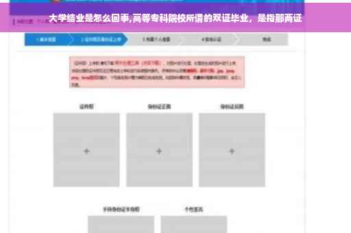 大学结业是怎么回事,高等专科院校所谓的双证毕业，是指那两证