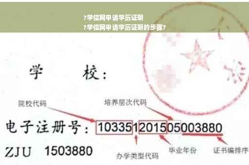 ?学信网申请学历证明
?学信网申请学历证明的步骤?