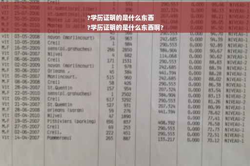 ?学历证明的是什么东西
?学历证明的是什么东西啊?
