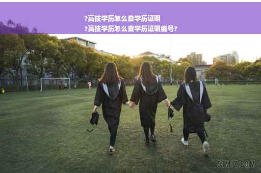 ?高技学历怎么查学历证明
?高技学历怎么查学历证明编号?