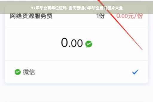 97年毕业有学位证吗-重庆普通小学毕业证书图片大全