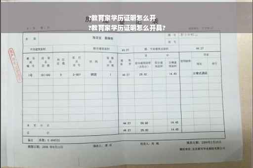 ?教育家学历证明怎么开
?教育家学历证明怎么开具?