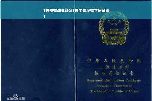 ?技校有毕业证吗?技工有没有学历证明
?