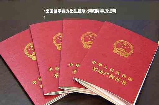 ?出国留学要办出生证明?海归男学历证明
?
