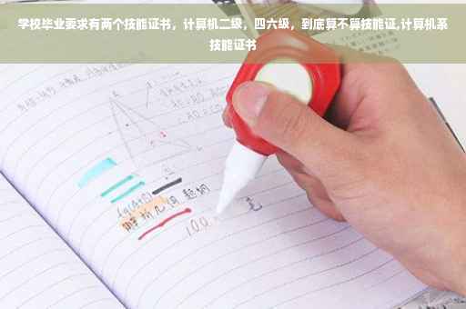 学校毕业要求有两个技能证书，计算机二级，四六级，到底算不算技能证,计算机系技能证书
