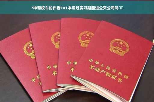 ?神奇校车的作者?a1本没过实习期能进公交公司吗⚡️ ?神奇校车的作者?a1本没过实习期能进公交公司吗⚡️