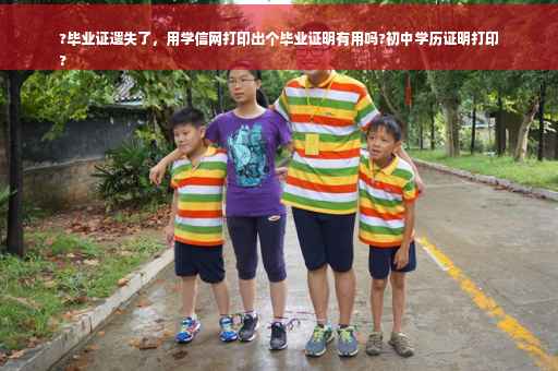 ?毕业证遗失了，用学信网打印出个毕业证明有用吗?初中学历证明打印
?