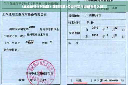 ?毕业证书何时领取？如何领取?公司开实习证明要多久啊⚡️