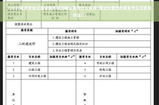 ?2021教师资格证面试报名现场确认要带什么东西?面试时要带的相关学历证明是什么⚡️
