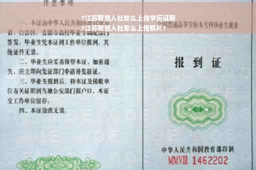 ?江苏智慧人社怎么上传学历证明
?江苏智慧人社怎么上传照片?