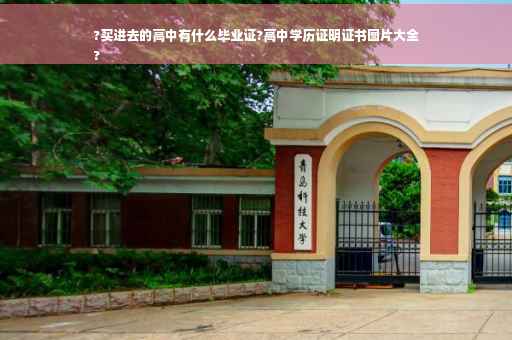 ?买进去的高中有什么毕业证?高中学历证明证书图片大全
?