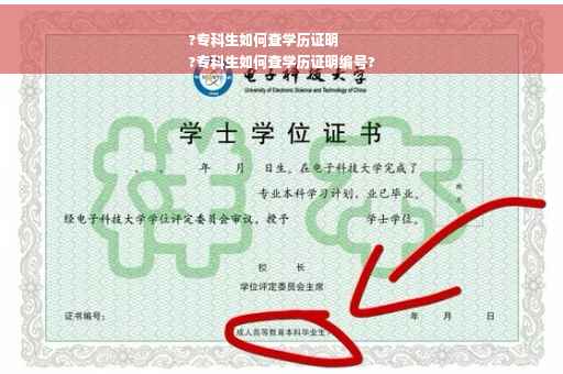?专科生如何查学历证明
?专科生如何查学历证明编号?