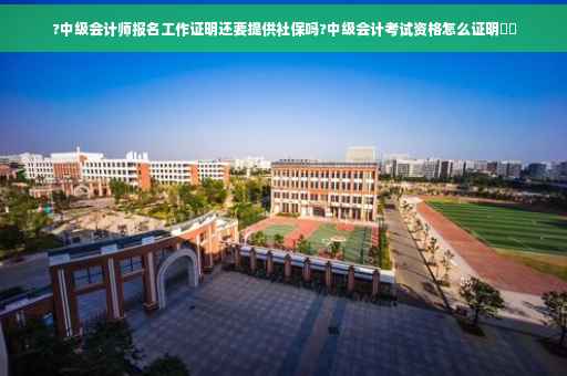 ?中级会计师报名工作证明还要提供社保吗?中级会计考试资格怎么证明⚡️