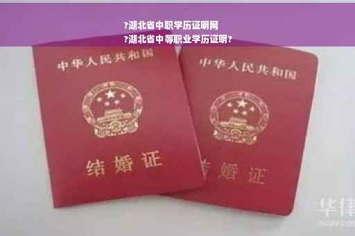?湖北省中职学历证明网
?湖北省中等职业学历证明?