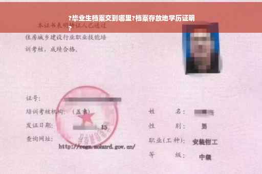 ?毕业生档案交到哪里?档案存放地学历证明
?