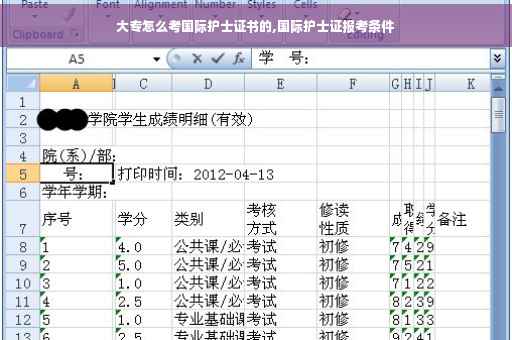 大专怎么考国际护士证书的,国际护士证报考条件