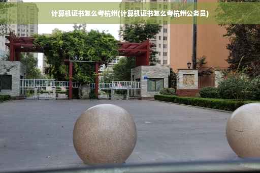 计算机证书怎么考杭州(计算机证书怎么考杭州公务员)