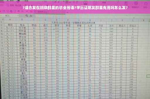 ?适合发在班级群里的毕业寄语?学历证明发群里有用吗怎么发?