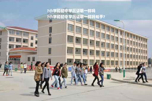 ?小学和初中学历证明一样吗
?小学和初中学历证明一样吗知乎?