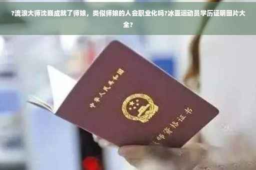 ?流浪大师沈巍成就了师娘，类似师娘的人会职业化吗?冰壶运动员学历证明图片大全?