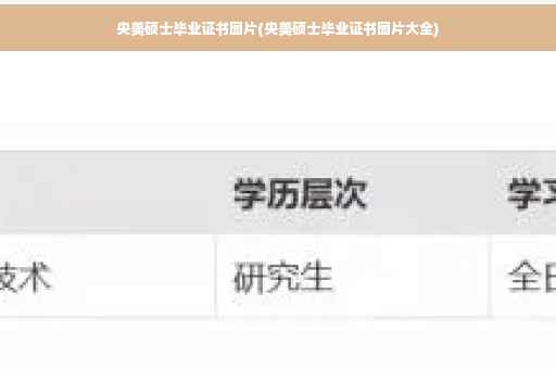 央美硕士毕业证书图片(央美硕士毕业证书图片大全)