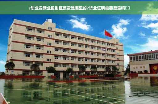 ?毕业发就业报到证盖章是哪里的?毕业证明需要盖章吗⚡️
