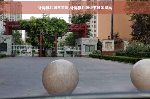 计算机几级含金量,计算机几级证书含金量高