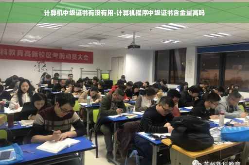 计算机中级证书有没有用-计算机程序中级证书含金量高吗
