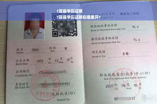 ?冠县学历证明
?冠县学历证明在哪里开?