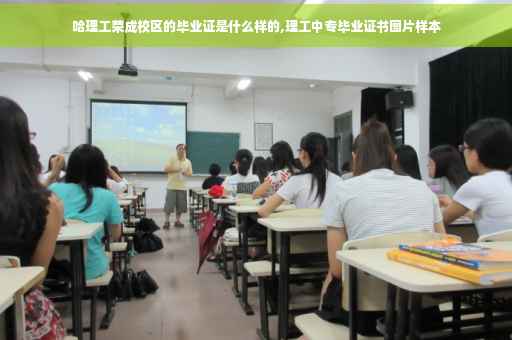 哈理工荣成校区的毕业证是什么样的,理工中专毕业证书图片样本