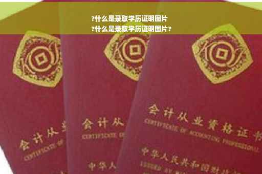 ?什么是录取学历证明图片
?什么是录取学历证明图片?