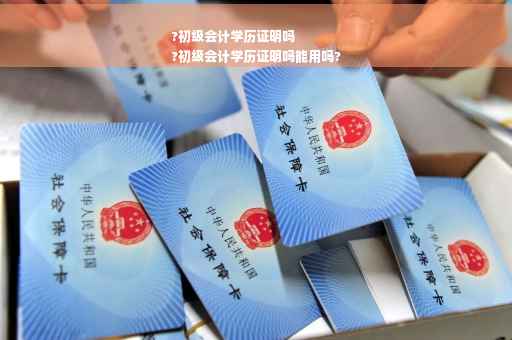 ?初级会计学历证明吗
?初级会计学历证明吗能用吗?