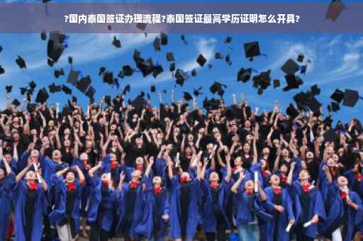 ?国内泰国签证办理流程?泰国签证最高学历证明怎么开具?
