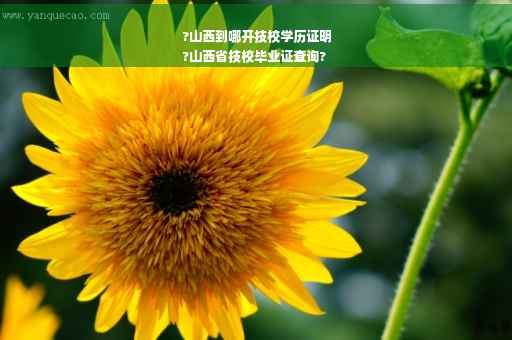 ?山西到哪开技校学历证明
?山西省技校毕业证查询?