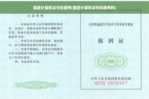 娄底计算机证书在哪考(娄底计算机证书在哪考的)
