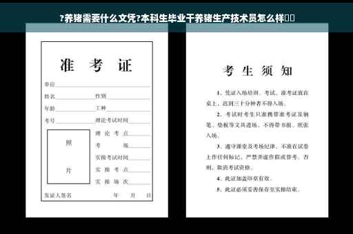 ?养猪需要什么文凭?本科生毕业干养猪生产技术员怎么样⚡️
