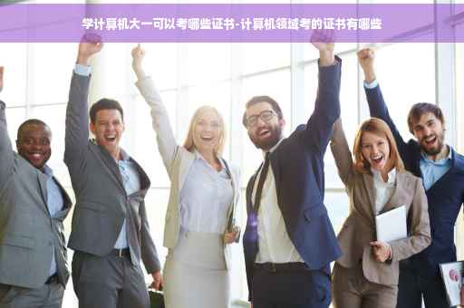 学计算机大一可以考哪些证书-计算机领域考的证书有哪些