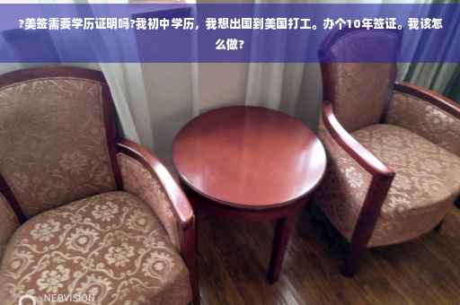 ?美签需要学历证明吗?我初中学历，我想出国到美国打工。办个10年签证。我该怎么做?