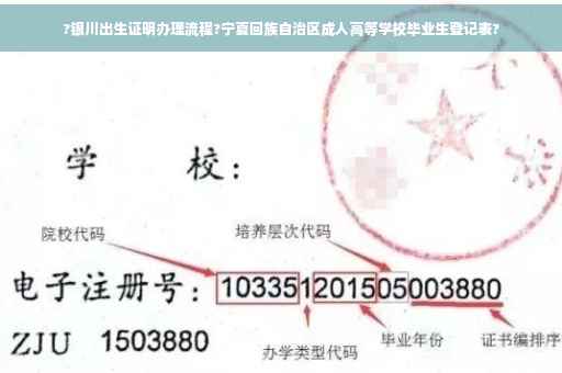?银川出生证明办理流程?宁夏回族自治区成人高等学校毕业生登记表?