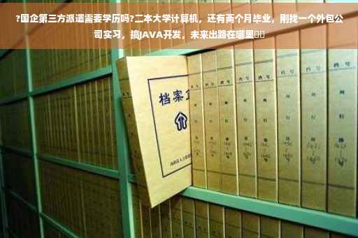 ?国企第三方派遣需要学历吗?二本大学计算机，还有两个月毕业，刚找一个外包公司实习，搞JAVA开发，未来出路在哪里⚡️