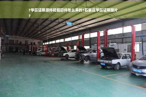 ?学历证明原件和复印件怎么弄的?石家庄学历证明图片
?
