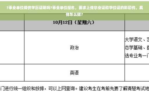 ?事业单位提供学历证明吗?事业单位报名，要求上传毕业证和学位证的影印件，具体怎么做?