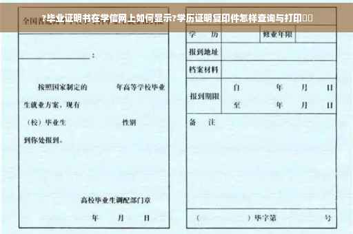 ?毕业证明书在学信网上如何显示?学历证明复印件怎样查询与打印⚡️