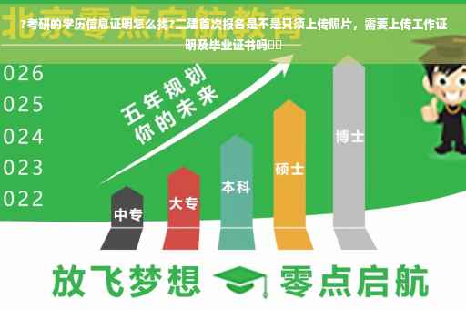 ?考研的学历信息证明怎么找?二建首次报名是不是只须上传照片，需要上传工作证明及毕业证书吗⚡️
