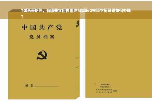 ?墨西哥护照，有哪些实用性用途?韩国e2签证学历证明如何办理
?