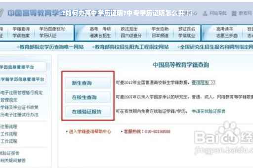 ?如何办高中学历证明?中专学历证明怎么开⚡️