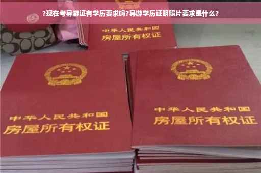 ?现在考导游证有学历要求吗?导游学历证明照片要求是什么?