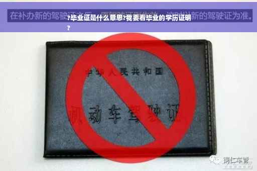 ?毕业证是什么意思?我要看毕业的学历证明
?
