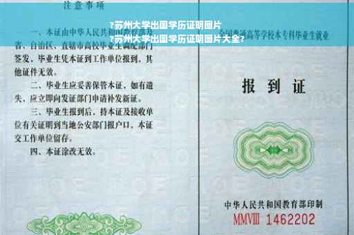 ?苏州大学出国学历证明图片
?苏州大学出国学历证明图片大全?
